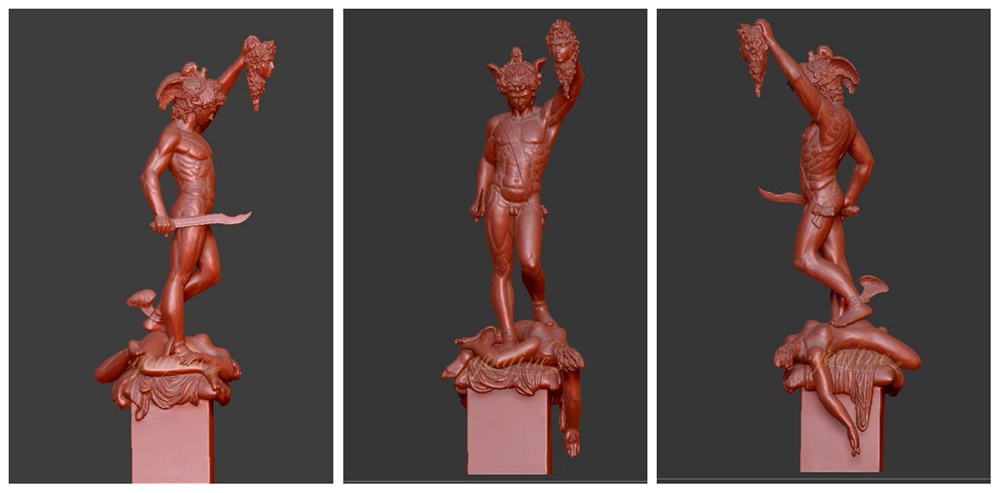 Perseus and Medusa Statue 3D Model