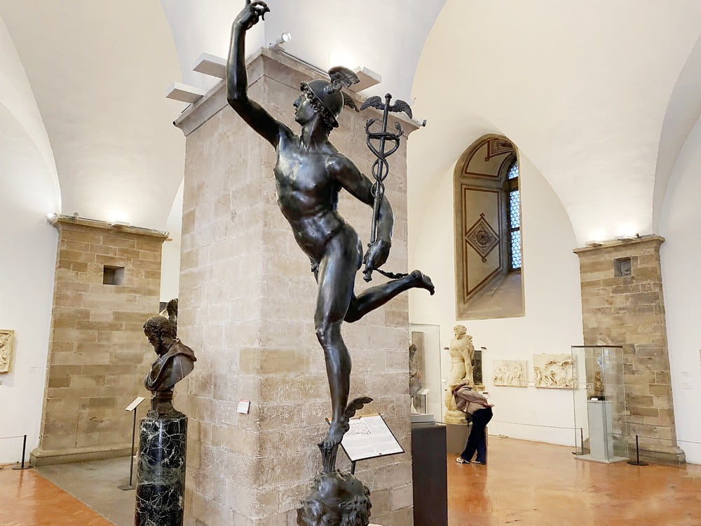 Renaissance Contrapposto Mercury statue