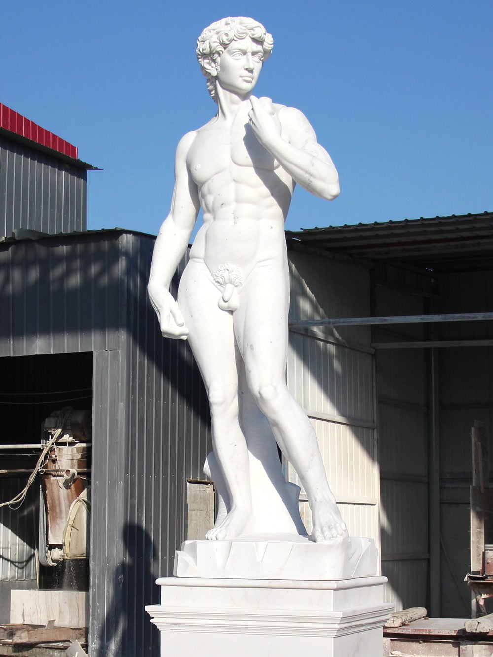 Marble sculpture detail