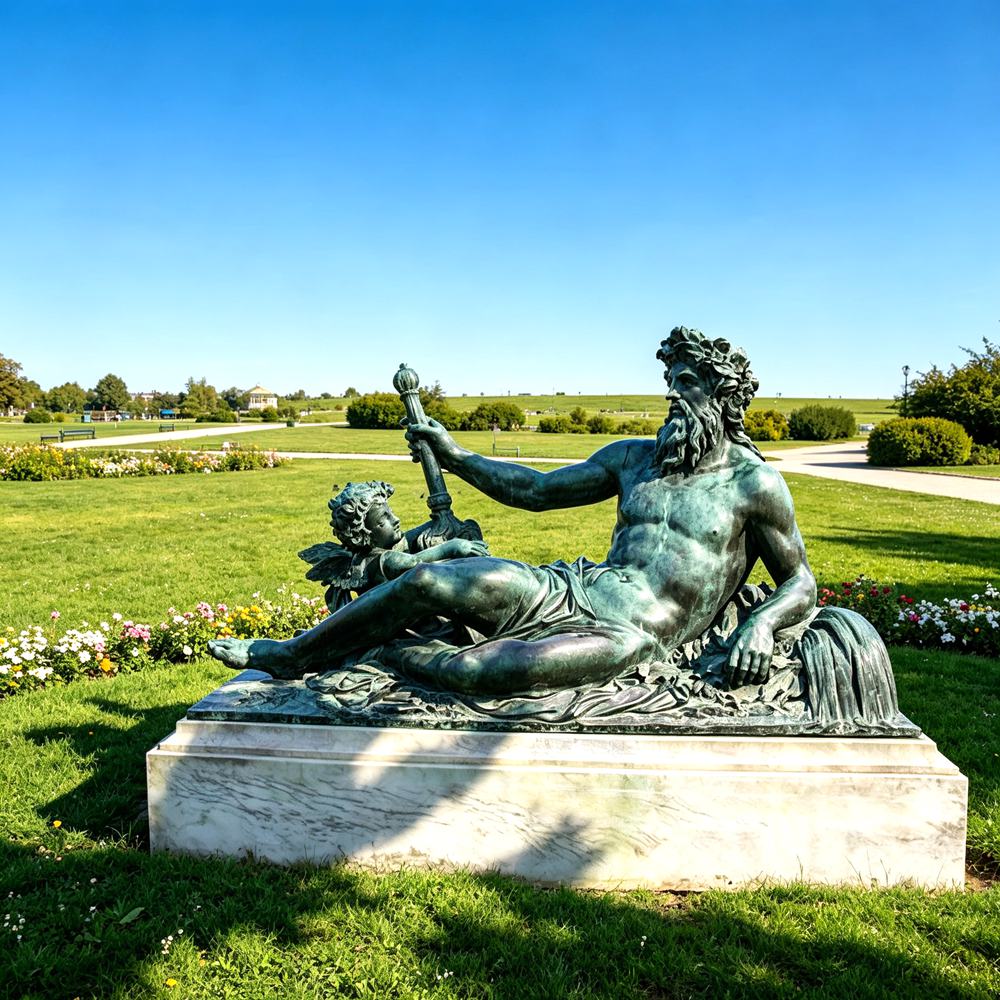 bronze Uranus Sculpture for garden