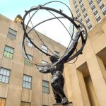 bronze rockefeller atlas sculpture